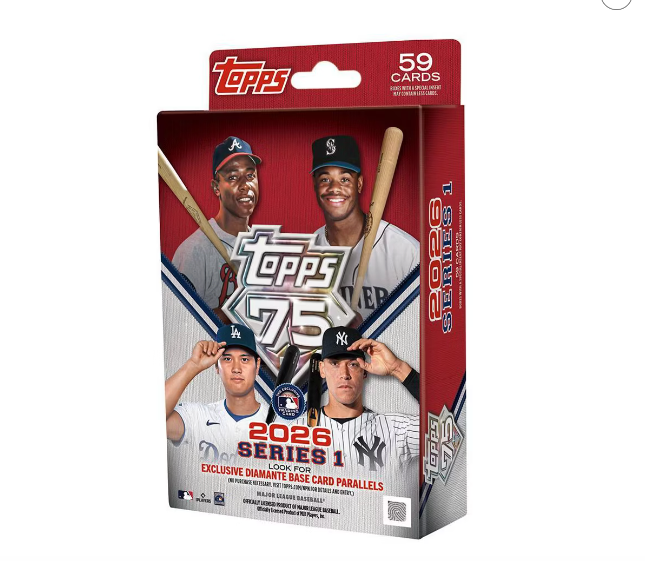 2026 Topps MLB Series 1 Baseball Trading Card Hanger Box