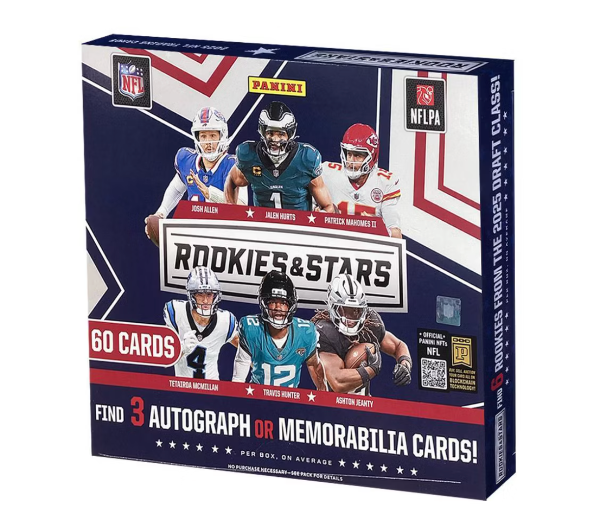 2025 Panini NFL Rookies & Stars Football Trading Card Box